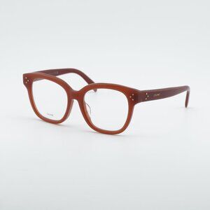 Celine CL50086F 069 Eyeglasses Bordeaux 52mm Square Frame